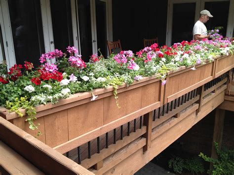 window boxes for deck railings